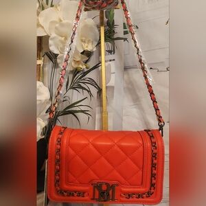 Badgley Mischka Crossbody Bag. Vegan Leather! Gorgeous Color!